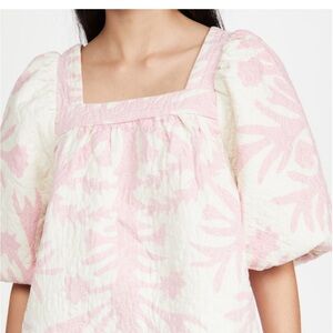 Sea Henrietta Print Puff Sleeve Top